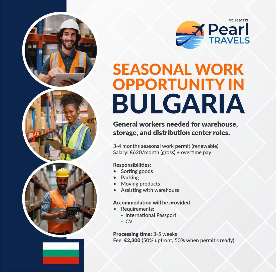 Bulgaria Seasonal Work